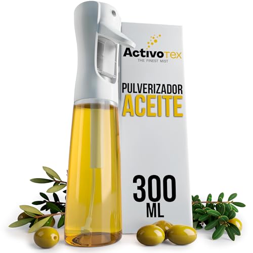 ActivoTex Spray Pulverizador para cocinar. Vaporizador, Dosificador de Aceite de Oliva, Vinagre y Limon.