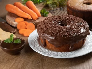 Bizcocho de zanahoria en Freidora de aire