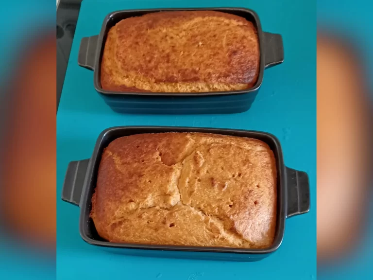 Budín de melva en Freidora de Aire