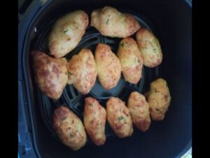 Croquetas de patata en freidora de aire
