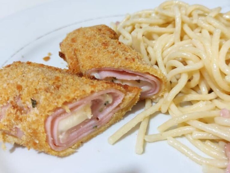 ️Rollitos de jamón York y queso en Freidora de Aire