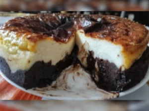Brownie Cheesecake en Freidora de Aire